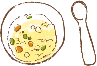 野菜たっぷりカボチャのリゾット
